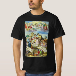 T-shirts Vintage Explorers com Mapa do Globo Antigo, 1542