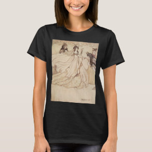 T-shirts Vintage Fairy Tales, Cinderela de Arthur Rackham