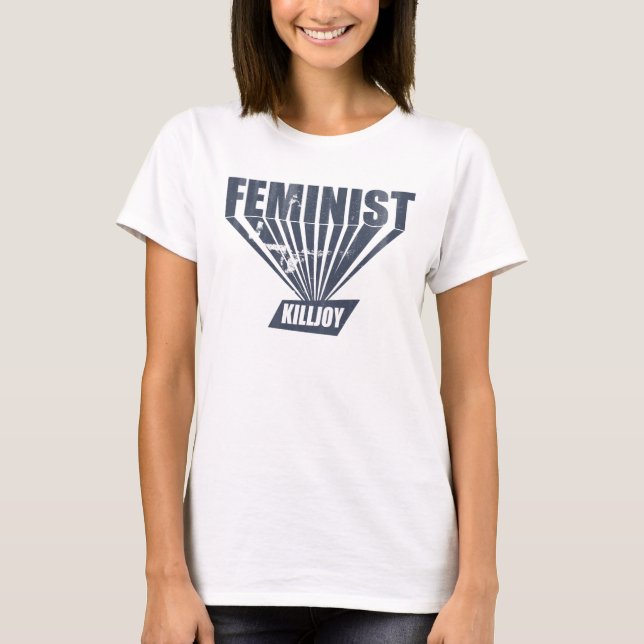 T-shirts Vintage Feminista Killjoy (Frente)