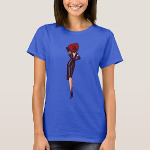 T-shirts Vintage Glamor Girl Retro Pinup