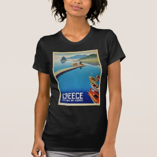T-shirts Vintage Grécia - Ilha de Corfu