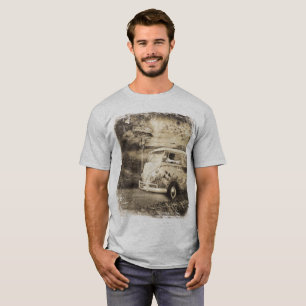 T-shirts Vintage Kombi Microbus, Festival Wanderlust,