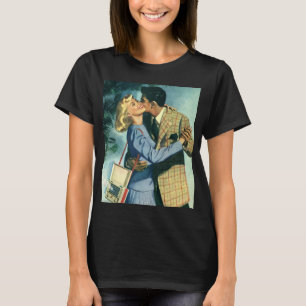 T-shirts Vintage Love and Romance, dança de Natal