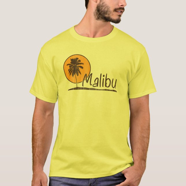 T-shirts Vintage Malibu (Frente)