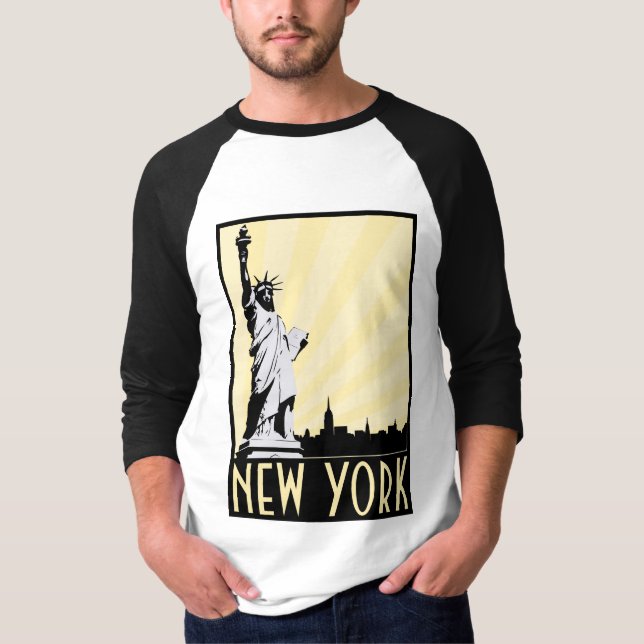 T-shirts Vintage Nova York (Frente)