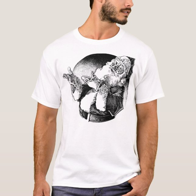 T-shirts Vintage Papai Noel (Frente)