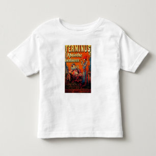 T-shirts Vintage PosterEurope do absinto do término