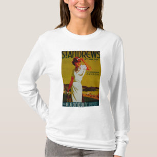 T-shirts Vintage PosterEurope do Algonquin de St Andrews