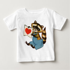 T-shirts Vintage Raccoon Love