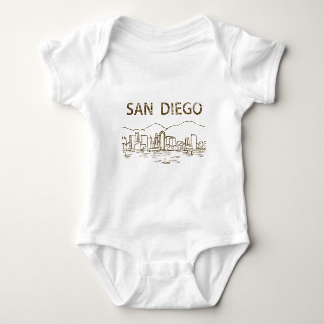 T-shirts Vintage San Diego (Frente)