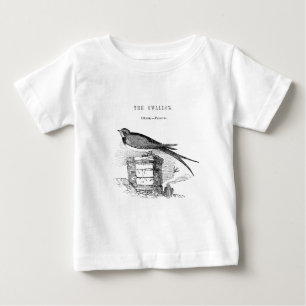 T-shirts Vintage swallow bird