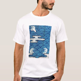 T-shirts Vintage Wave & Cloud