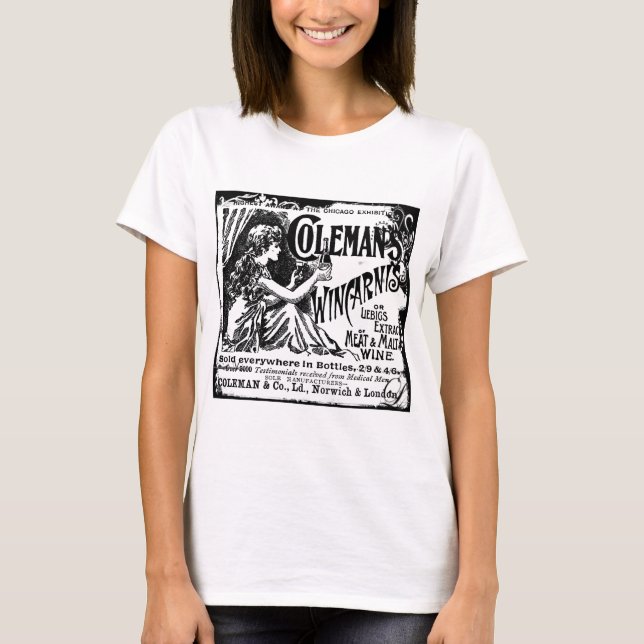 T-shirts Vintage Wincarnis Tonic Ad (Frente)