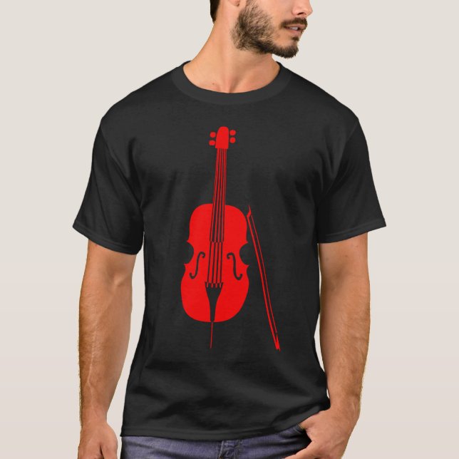 T-shirts Viola - Vermelho (Frente)