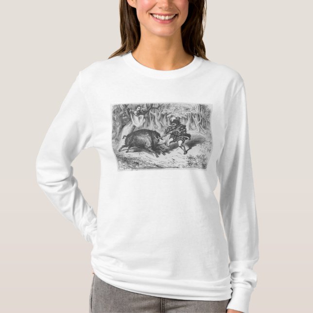 T-shirts Violette e Ourson (Frente)