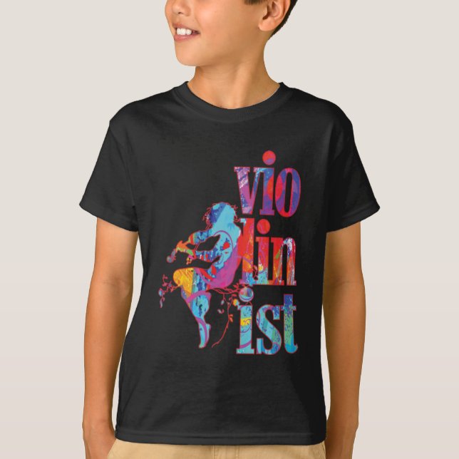 T-shirts violinista (Frente)