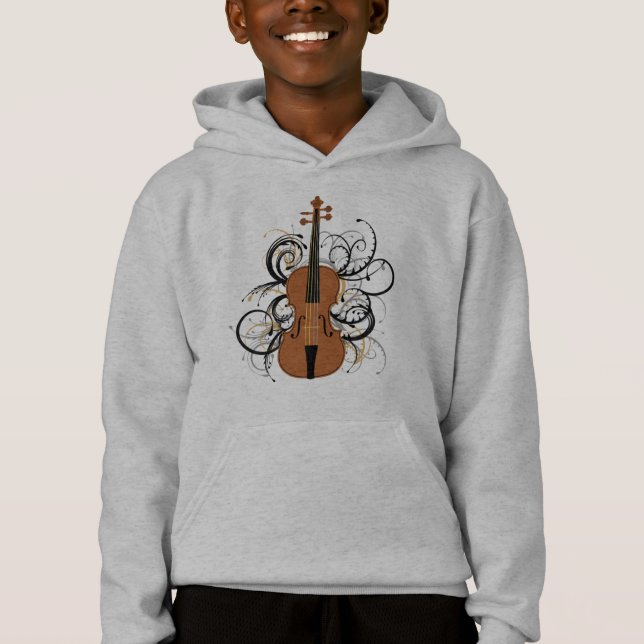 T-shirts Violino com pântanos (Frente)
