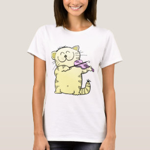 T-shirts Violino do jogo do gatinho