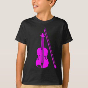 T-shirts Violino - magenta