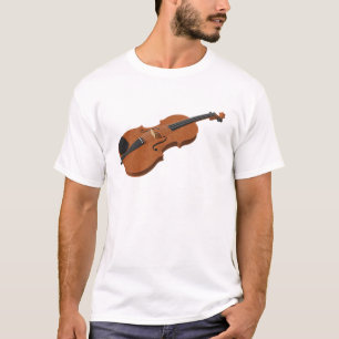 T-shirts Violino: modelo 3D: