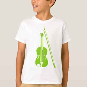 T-shirts Violino - Verde marciano