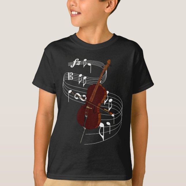 T-shirts Violoncelo (Frente)