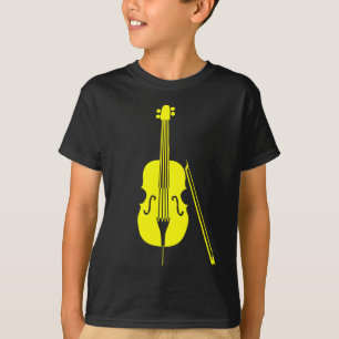 T-shirts Violoncelo - amarelo
