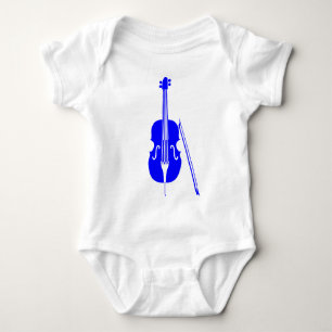 T-shirts Violoncelo - azul