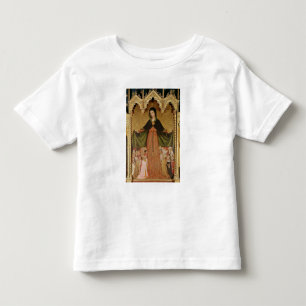T-shirts Virgin de Misericordia, detalhe de central