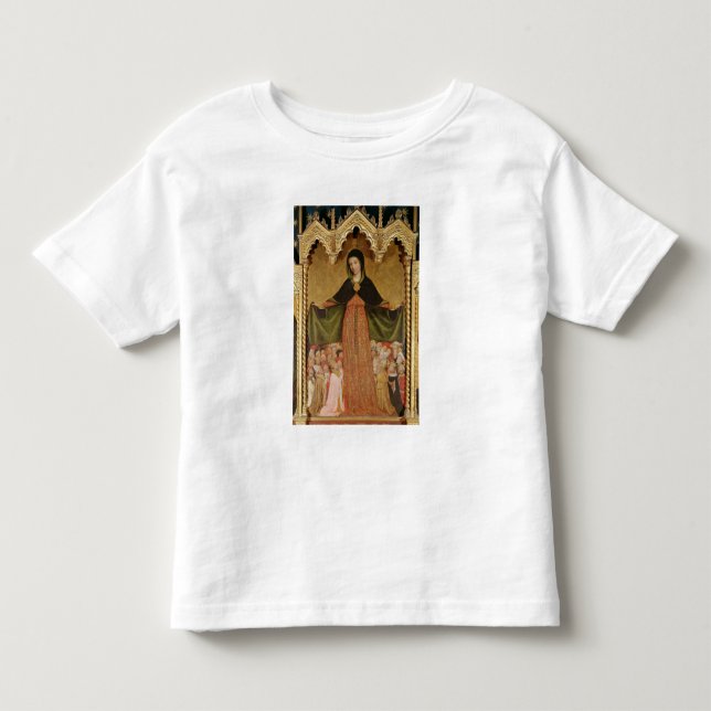 T-shirts Virgin de Misericordia, detalhe de central (Frente)