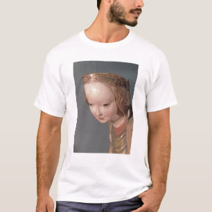 T-shirts Virgin e criança, detalhe da cabeça do
