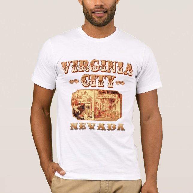 T-shirts Virginia City Nevada (Frente)