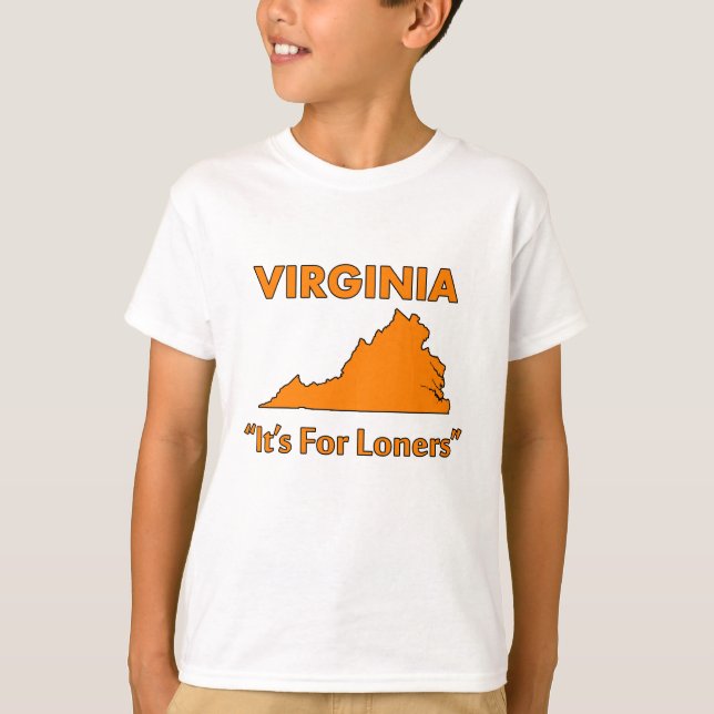 T-shirts Virgínia - É Para os Solitários (Frente)