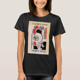 T-shirts Virginia Woolf Vanessa Bell Cobrir Diário de Escri