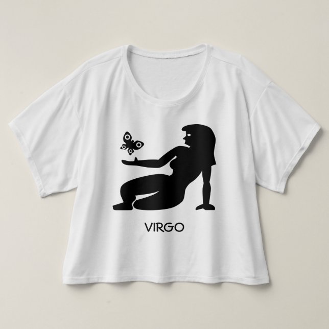 T-shirts Virgo Zodiac (Frente do Design)