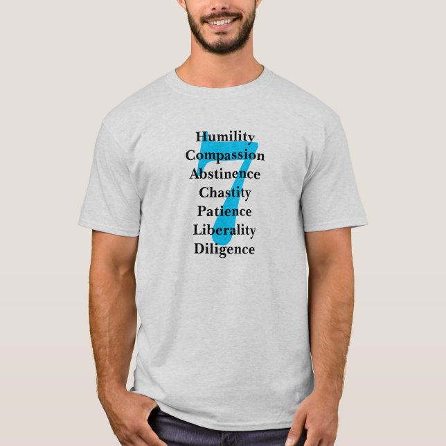 T-shirts Virtudes e pecados (Frente)