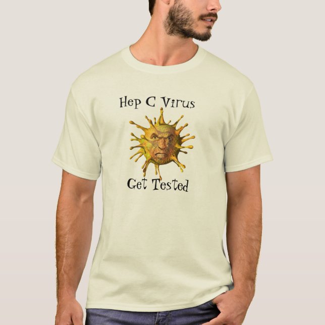 T-shirts Vírus da hepatite C (Frente)