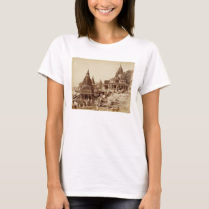 T-shirts Vishnu Pud e outros templos, Benares (foto do