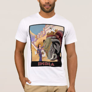 T-shirts Visita India colorido