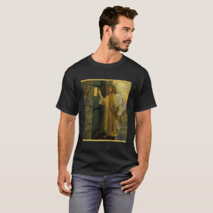 T-shirts Visitação ao amanhecer Jesus batendo em uma porta 