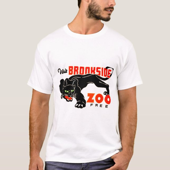 T-shirts Visite Brookside Zoo Free (Frente)