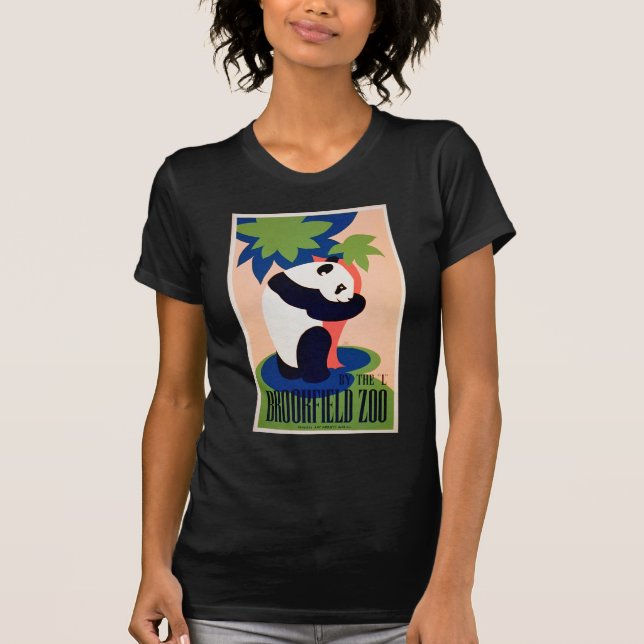 T-shirts Visite o jardim zoológico!! (Frente)