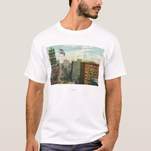 T-shirts Vista aérea da rua principal 2