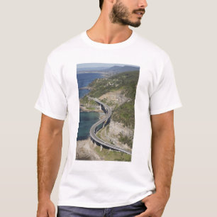 T-shirts Vista aérea da Sea Cliff Bridge perto de Wollongon
