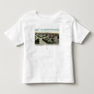 T-shirts Vista aérea do hospital da cidade