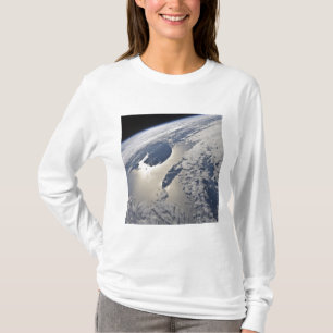 T-shirts vista Alto-oblíqua da península de Gaspe