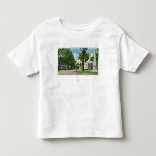 T-shirts Vista da câmara municipal e do monumento de