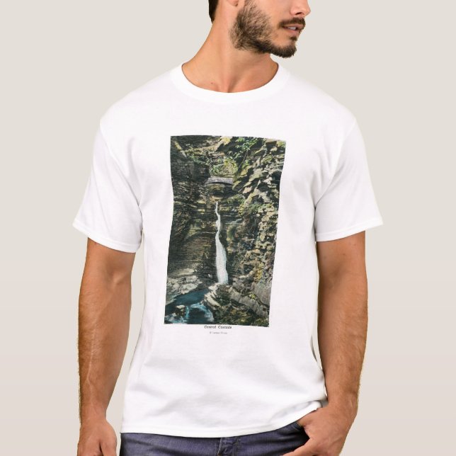 T-shirts Vista da cascata central (Frente)