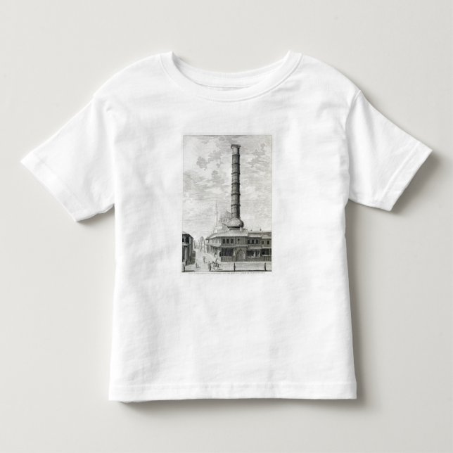 T-shirts Vista da coluna de Constantim e do Principa (Frente)