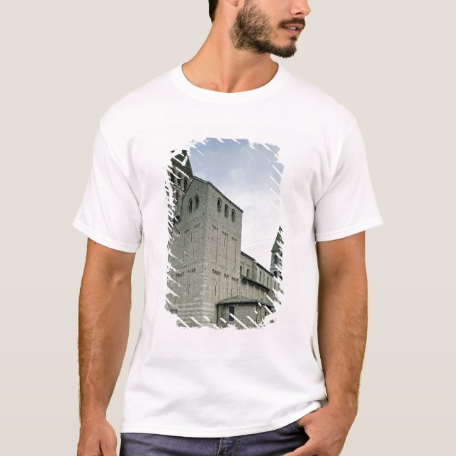 T-shirts Vista da fachada ocidental, 10o-11o século (Frente)